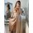 Šaty letné dlhé na ramienka dámske (S/M ONE SIZE) TALIANSKA MÓDA IMPBB22A11017