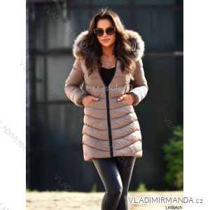 Kabát zimný s kapucňou dámsky (S-2XL) MFFASHION IMMF22M688-A