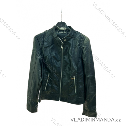 Bunda koženková dámska (S/M ONE SIZE) TALIANSKA MÓDA IMPKK22260