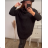 Sveter dlhý rukáv dámske (XL/2XL/3XL ONE SIZE) TALIANSKA MóDA IM422VERO/DR 2XL/3XL smaragdová