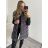 Vesta dlouhá bez rukávu dámská nadrozměr (S/M/L ONE SIZE) ITALSKÁ MÓDA IMWD22F-40255