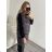 Vesta dlouhá bez rukávu dámská nadrozměr (S/M/L ONE SIZE) ITALSKÁ MÓDA IMWD22F-40255