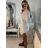 Šaty pletené oversize s rolákom dlhý rukáv dámske (S/M/L ONE SIZE) TALIANSKA MÓDA IMWGS223583