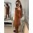 Šaty pletené oversize s rolákom dlhý rukáv dámske (S/M/L ONE SIZE) TALIANSKA MÓDA IMWGS223583