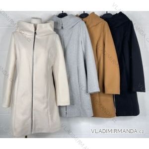 Kabát s kapucňou dlhý rukáv dámske (S/M ONE SIZE) TALIANSKA MÓDA IMPBB2280202v