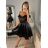 Šaty elegantné bez rukávov dámske (S/M ONE SIZE) TALIANSKA MÓDA IMPLS22B22947