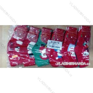 Ponožky thermo vianočné detské dorast dievčenské a chlapčenské (24-35) AURA.VIA AURA22SGB9116