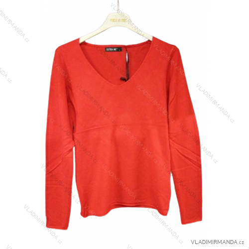 Sveter úpletový dlhý rukáv dámsky (S / M ONE SIZE) TALIANSKÁ MÓDA IM5215800-11