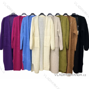 Cardigan pletený dlhý rukáv dámsky (S/M ONE SIZE) TALIANSKA MÓDA IMPLM22306900018