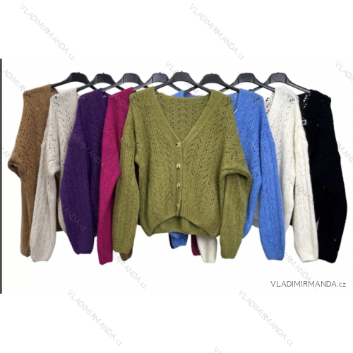 Sveter dlhý rukáv dámsky (S/M ONE SIZE) TALIANSKA MÓDA IMPLM22512900014