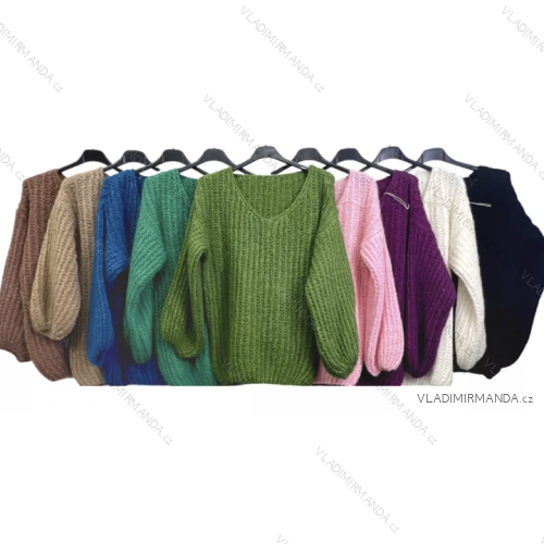 Sveter dlhý rukáv dámsky (S/M ONE SIZE) TALIANSKA MÓDA IMPLM22331100011