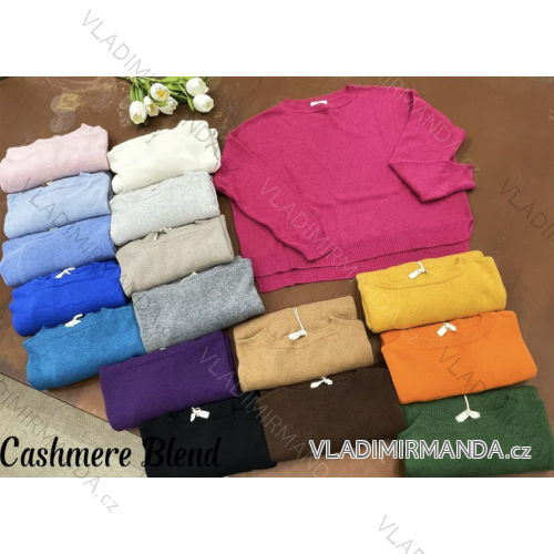 Sveter dlhý rukáv dámsky (S/M ONE SIZE) TALIANSKA MÓDA IMPLM2288450