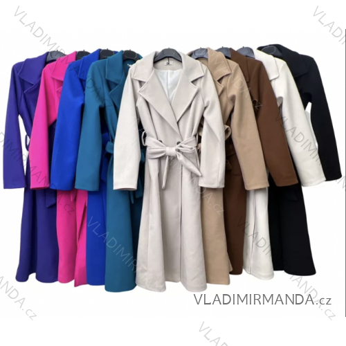 Kabát dlhý rukáv dámsky (S/M ONE SIZE) TALIANSKA MÓDA IMPLM22328000024