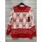 Sveter vianočný dlhý rukáv dámsky (S/M/L ONE SIZE) TALIANSKA MÓDA IMWKK223722