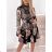 Šaty elegantný dlhý rukáv dámske (S/M ONE SIZE) TALIANSKA MÓDA IMWAA22509