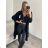 Cardigan pletený dámský nadrozměr (S/M/L/XL/2XL ONE SIZE) ITALSKÁ MÓDA IMD23568