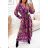 Šaty elegantný dlhý rukáv dámske (S/M ONE SIZE) TALIANSKA MÓDA IMWK223762