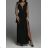 Šaty dlhé elegantné bez rukávov dámske (S/M ONE SIZE) TALIANSKA MÓDA IMWA223782