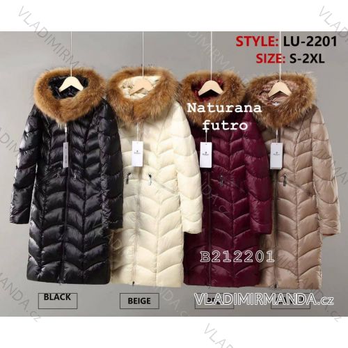 Bunda/kabát s kapucňou dlhý rukáv dámsky (S-2XL)  PMWB22B212201