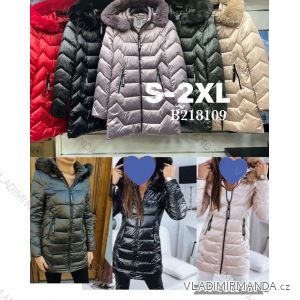 Bunda/kabát s kapucňou dlhý rukáv dámsky (S-2XL) PMWB22B18109