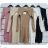Šaty elegantné úpletové dlhý rukáv dámske (S/M ONE SIZE) TALIANSKA MÓDA IMWA223880