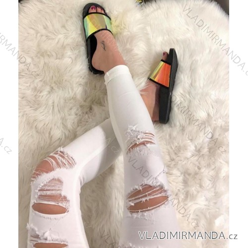 Rifle jeans dámske (XS-XL) WATER JEANS DENIM IM919X7706-2/DR XL biela