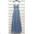 Šaty dlouhé společenské třpytivé na ramínka dámské (S/M ONE SIZE) ITALSKÁ MÓDA IMPSH2450099 červená S / M