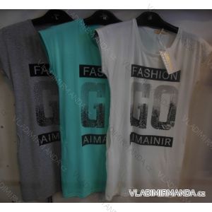 Minišaty krátky rukáv dámske (m / l-xl / 2xl) AIMAINIR W6156