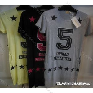 Minišaty krátky rukáv dámske (m / l-xl / 2xl) AIMAINIR W6158