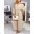 Overal dlhý elegantný dlhý rukáv dámsky (S/M ONE SIZE) TALIANSKA MÓDA IMWD23062
