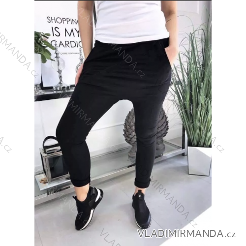 Tepláky baggy dlouhé dámské (S/M/L ONE SIZE) ITALSKÁ MÓDA IMPLI223458
