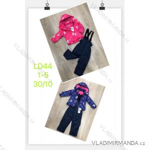 Súprava zimné nohavice a bunda s kapucňou detská dievčenská (1-5 rokov) SAD SAD22LD44