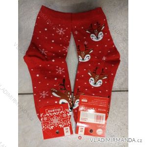 Ponožky slabé vianočné dámske (37-41) POLSKÁ MÓDA DPP22230