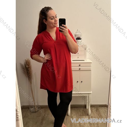 Tunika 3/4 rukáv dámská (XL/2XL ONE SIZE) TALIANSKA MóDA IM322STELA