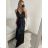 Šaty elegantné spoločenské dlhé na ramienka dámske (XS/S/M/L ONE SIZE) TALIANSKA MÓDA IM322ELEGAN