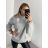 Sveter oversize s rolákom dlhý rukáv dámsky (S/M/L ONE SIZE) TALIANSKA MÓDA IMWD2292119
