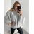 Sveter oversize s rolákom dlhý rukáv dámsky (S/M/L ONE SIZE) TALIANSKA MÓDA IMWD2292119