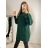 Sveter oversize predĺžený s rolákom dlhý rukáv dámsky (S/M/L ONE SIZE) TALIANSKA MÓDA IMWGS223723/DR M / L čierna