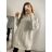 Sveter oversize predĺžený s rolákom dlhý rukáv dámsky (S/M/L ONE SIZE) TALIANSKA MÓDA IMWGS223723/DR M / L čierna