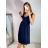 Šaty elegantné spoločenské na ramienka dámske (S/M ONE SIZE) TALIANSKA MÓDA IMPSH2480565 Čierna S/M