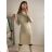 Šaty úpletové s rolákom dlhý rukáv dámske (S/M ONE SIZE) TALIANSKA MÓDA IMM22J51753