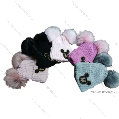 Čiapky zimné dorast dievčenská zateplené flaušom (9-15 rokov) NOW-MARK POĽSKO POL322001