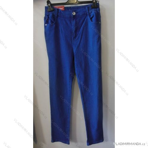 Rifle jeans dámskom s gumou v páse nadrozmerné (30-42) Sunbird SD7266B