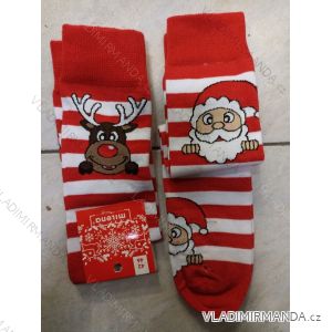 Ponožky veselé vianočné dorastové (29/31-35/37) POLSKÁ MÓDA DPP22223M