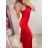 Šaty dlhé elegantné plesové na ramienka dámske (S/M ONE SIZE) TALIANSKA MÓDA IMWE223030