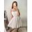 Šaty plesové elegantné na ramienka dámske (S/M ONE SIZE) TALIANSKA MóDA IM322303/UL S/M kráľovská modrá