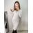Šaty elegantný dlhý rukáv dámske (S/M ONE SIZE) FRANCÚZSKA MÓDA FMWKK22MCY03841