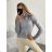 Sveter úpletový s rolákom dlhý rukáv dámsky (S/M ONE SIZE) TALIANSKA MÓDA EXTRA ME IMM22FD9076/DR S/M béžová