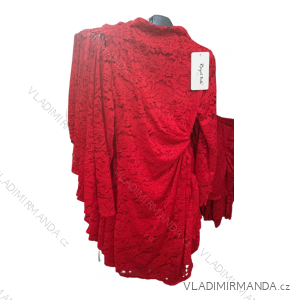 Šaty elegantné krajkové dlhý rukáv dámske (S/M ONE SIZE) TALIANSKA MóDA IMM22BR5239