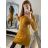 Šaty pletené s rolákom dlhý rukáv dámske (S/M/L ONE SIZE) TALIANSKA MóDA IM4221085/DU červená